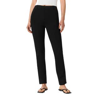 quince, Quince Ultra-Stretch Ponte Straight Leg Pants