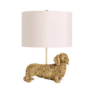 anthropologie the icon table lamp dog edition