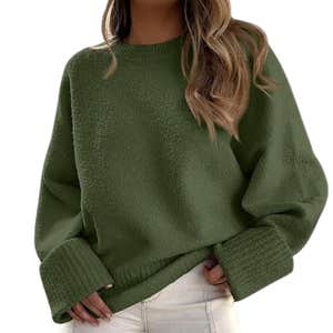 amazon, LILLUSORY Oversized Warm Cozy Knit Sweater