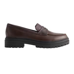 Quince; Italian Leather Lug Sole Loafer