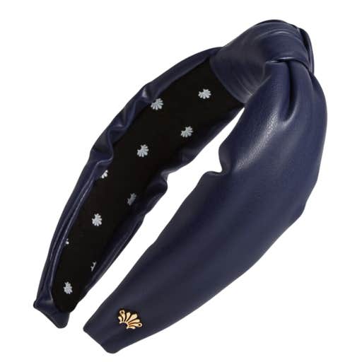 nordstrom, Lele Sadoughi Knotted Faux Leather Headband