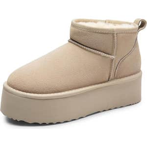 DREAM PAIRS Platform Mini Boots for Women