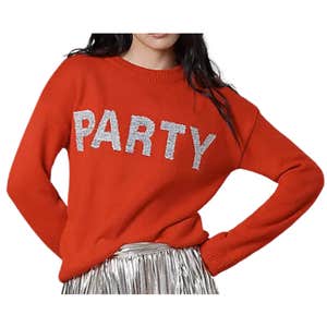 English Factory Party Glitter Sweater