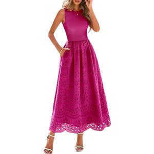 amazon, dowerme Casual Sleeveless Summer Dress