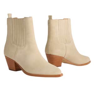 Quince Italian Leather Western Chelsea Ankle Boot