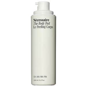 off white nécessaire the body peel bottle on white background