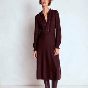 Boden Winifred Frilled Knitted Dress