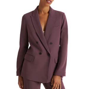 m.m.lafleur, M.M.LaFleur O'Hara Boyfriend Blazer - Everyday Crepe with Topstitch