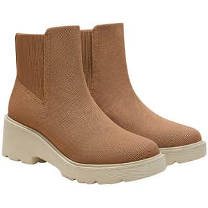 vivaia, VIVAIA Round-Toe Chunky Platform Travel Boots (Everly)