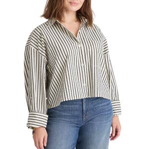 Madewell Straight-Hem Shirt In Seersucker