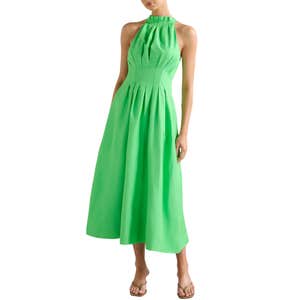 Ever New Miller Pleated Midi Dress