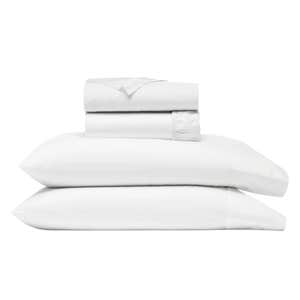 Boll & Branch Cooling Percale Hemmed Sheet Set (Queen)