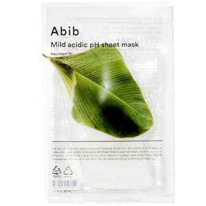 Abib Mild acidic pH sheet mask Heartleaf Fit