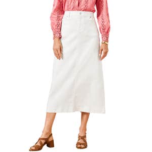 Talbots Denim Midi Skirt