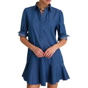 tuckernuck, Tuckernuck Lightweight Callahan Shirt Dress