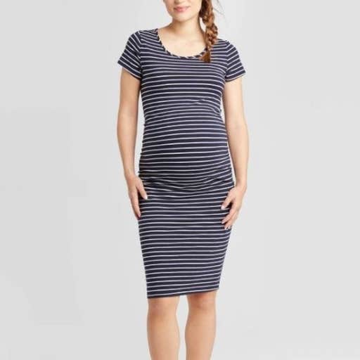 target, Isabel Maternity by Ingrid & Isabel Short Sleeve T-Shirt Maternity Dress