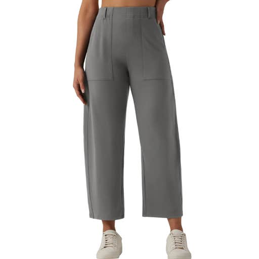 halara, Halara DayStretch High Waisted Barrel Leg Casual Pants with Pockets