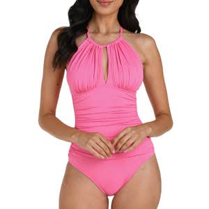nordstrom, Island Goddess Convertible High Neck One-Piece Swimsuit