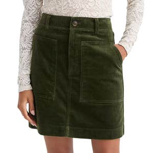 Loft Corduroy Mini Pocket Skirt