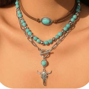 Turquoise Beaded Western Jewelry