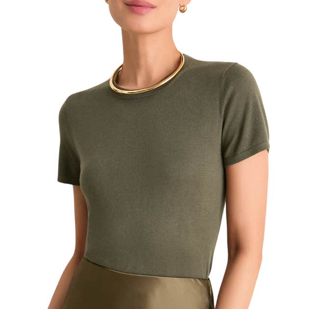 tuckernuck, Tuckernuck Cashmere Silk Katie Tee