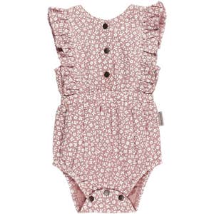 L'ovedbaby Organic Muslin Ruffle Bodysuit