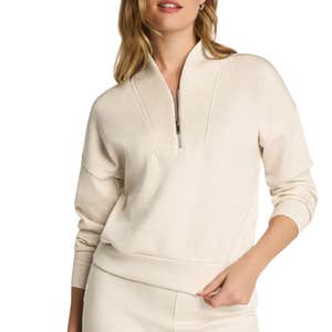 spanx, SPANX AirEssentials Shawl Collar Half Zip