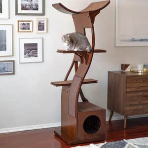The Refined Feline Lotus Cat Tower