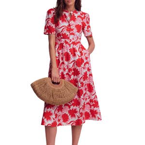 Ivy Linen Midi Dress