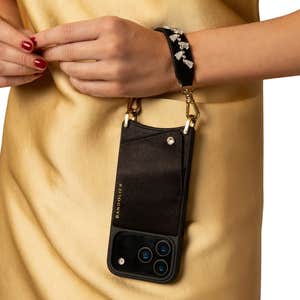 Bandolier; Lizzy Wristlet Phone Case against a white background