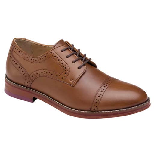 macy's, Johnston & Murphy Boys' Conard Cap Toe Oxfords