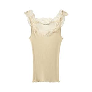 zara, ZARA Rib Knit Lace Top