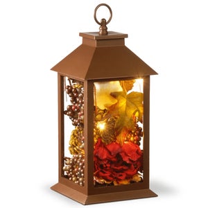 National Tree Company Harvest Lantern with LED Lights