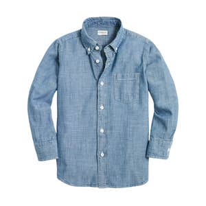 J.Crew Factory Boys' Long-Sleeve Chambray Shirt