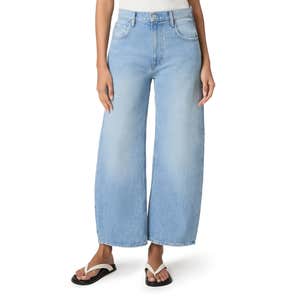 Arella High Waist Wide Leg Ankle Jeans