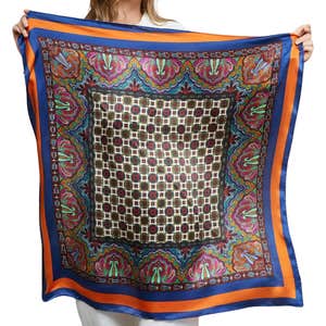 nordstrom, SILKSILKY Pure Silk Bohemian Square Scarf