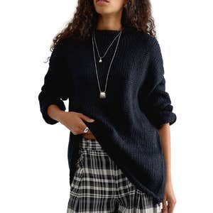 free people, Free People Opal Rollneck Knit Tunic