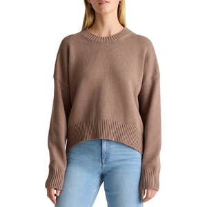 quince, Quince 100% Organic Cotton Boyfriend Crew Sweater