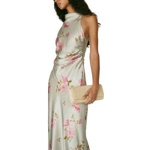 Reformation Anaiis Silk Dress