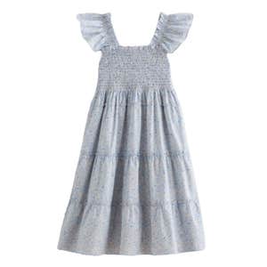 Quince Kids Organic Cotton Smocked Dress