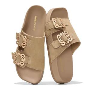 Project Cloud 100% Genuine Leather Sandals
