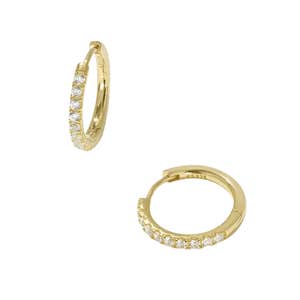 Kendra Scott Mackenzie 18k Gold Vermeil Small Hoop Earrings