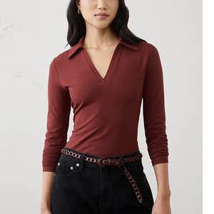Soft Stretch Polo Top