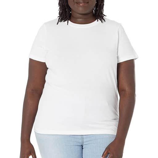 amazon, The Drop Courtney Short-Sleeve Tiny Crewneck Jersey T-Shirt