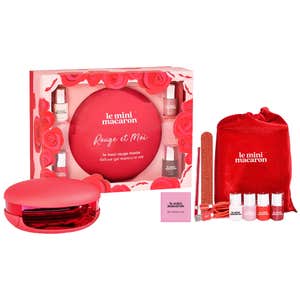 Le Mini Macaron Le Maxi ''Rouge & Moi'' Limited Edition Deluxe Gel Manicure Set