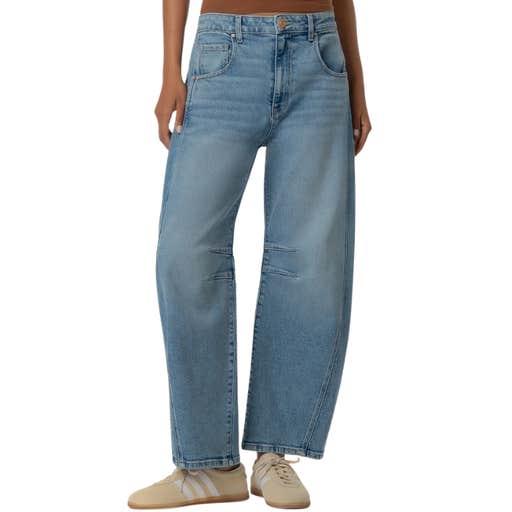 kut from the kloth, Kut From The Kloth Ashlyn Barrel Leg in Aces with Medium Base Wash