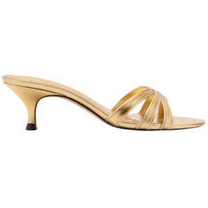 Mango Kitten Heel Sandals With Straps