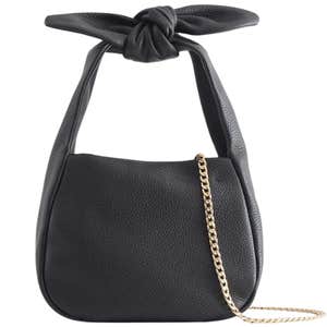 Quince Italian Leather Mini Bow Bag