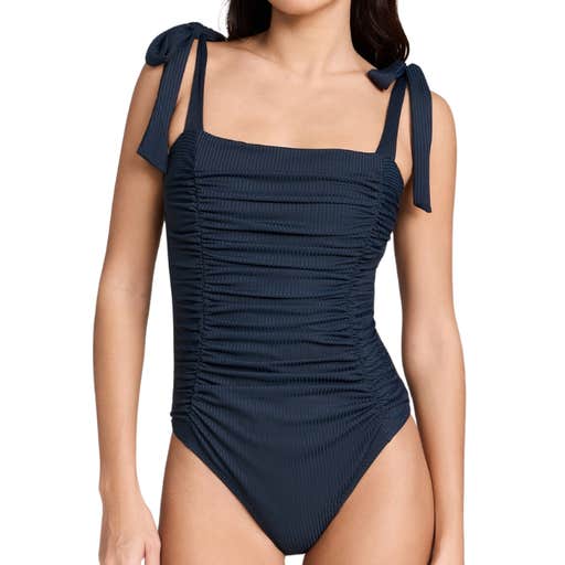shopbop, MINKPINK Constance Ruched One Piece Swimsuit
