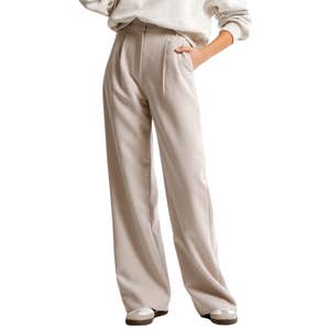 Abercrombie & Fitch Sloane Tailored Wide Leg Pant